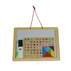 Tablero Magnetico Y Pizarra En Madera Mediano