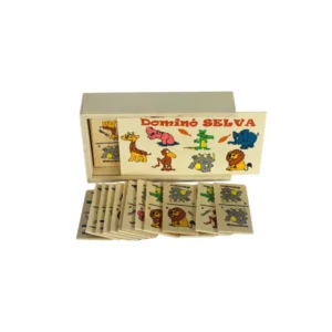Domino Infantil de Madera Didáctico Selva