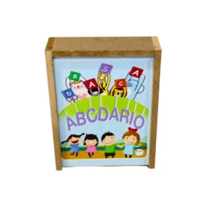 Juego Didactico Caja De Abc En Madera