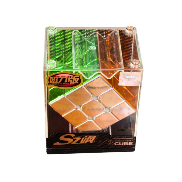 Cubo Rubik 3*3*3 Metalizado Shaolin Popey Magnético (Cyclone Boys) - Image 4