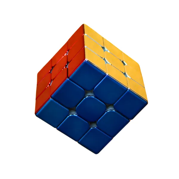 Cubo Rubik 3*3*3 Metalizado Shaolin Popey Magnético (Cyclone Boys)